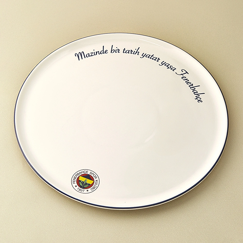 Karaca x Fenerbahçe Lisanslı Pizza Tabağı 32 cm görseli 3