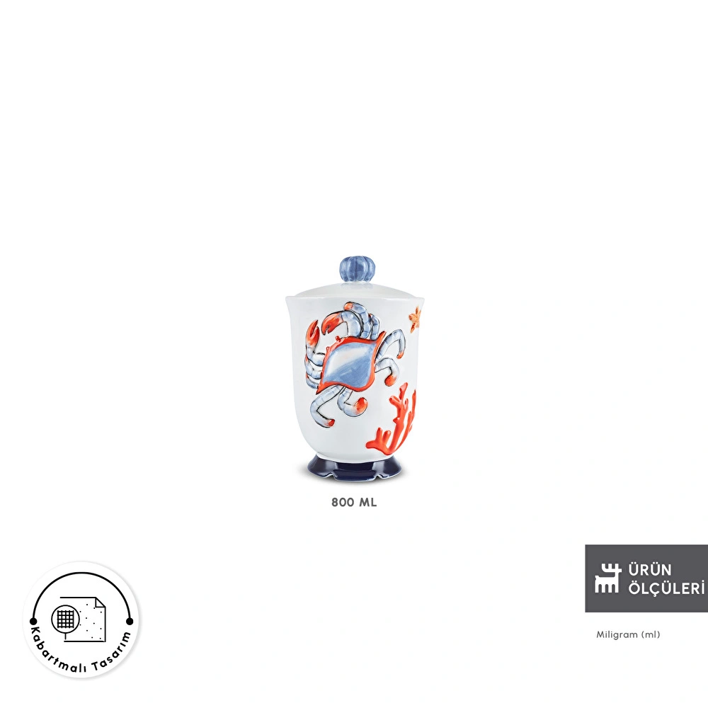 Karaca Atlantis Saklama Kabı 800 ml görseli 2
