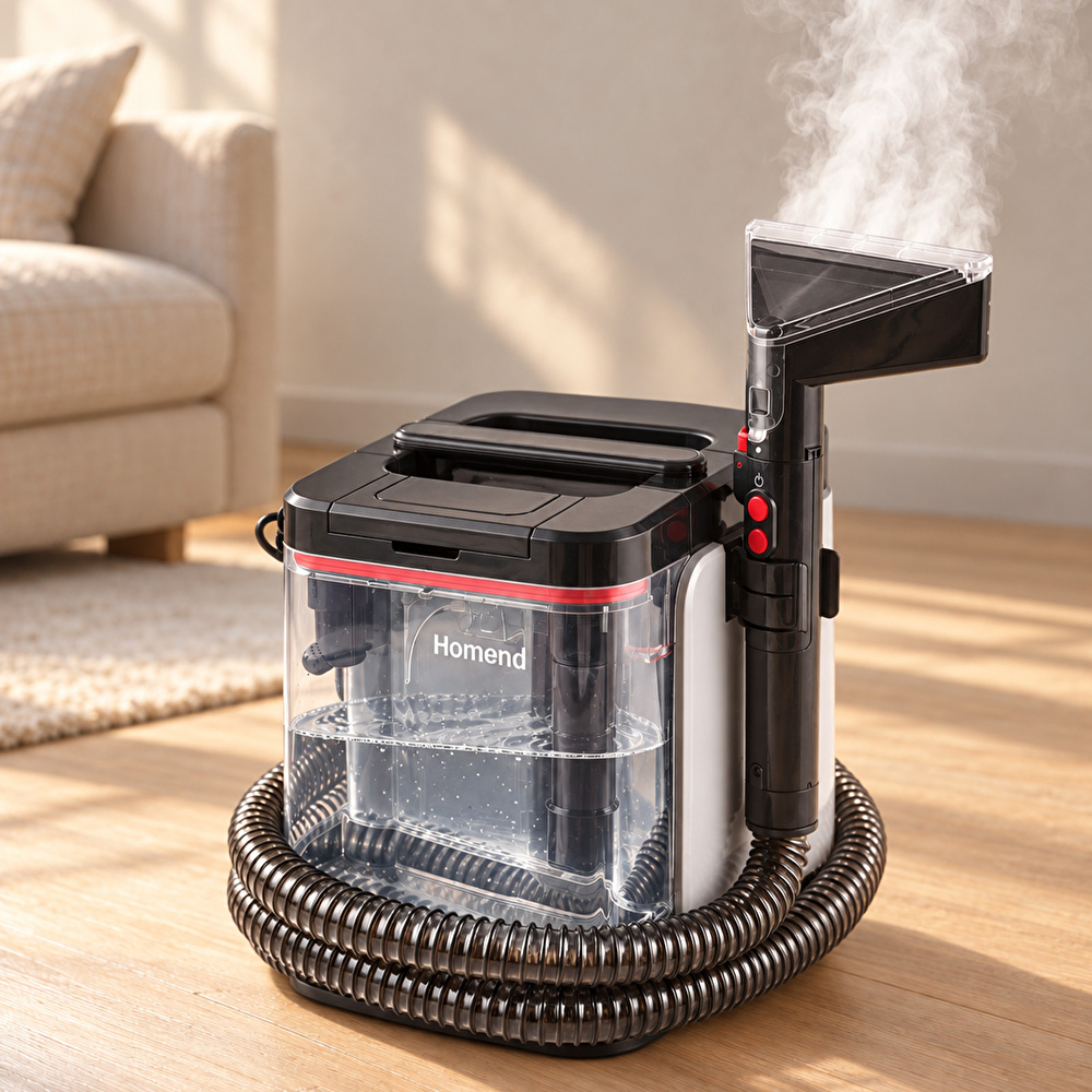 Homend Stain-X 1257H 2 in 1 Halı ve Buharlı Temizleme Makinesi görseli 1