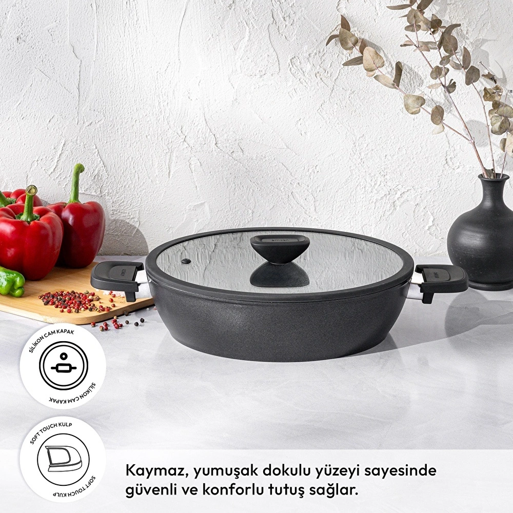Emsan Diamente Karnıyarık Tenceresi 26 cm görseli 2