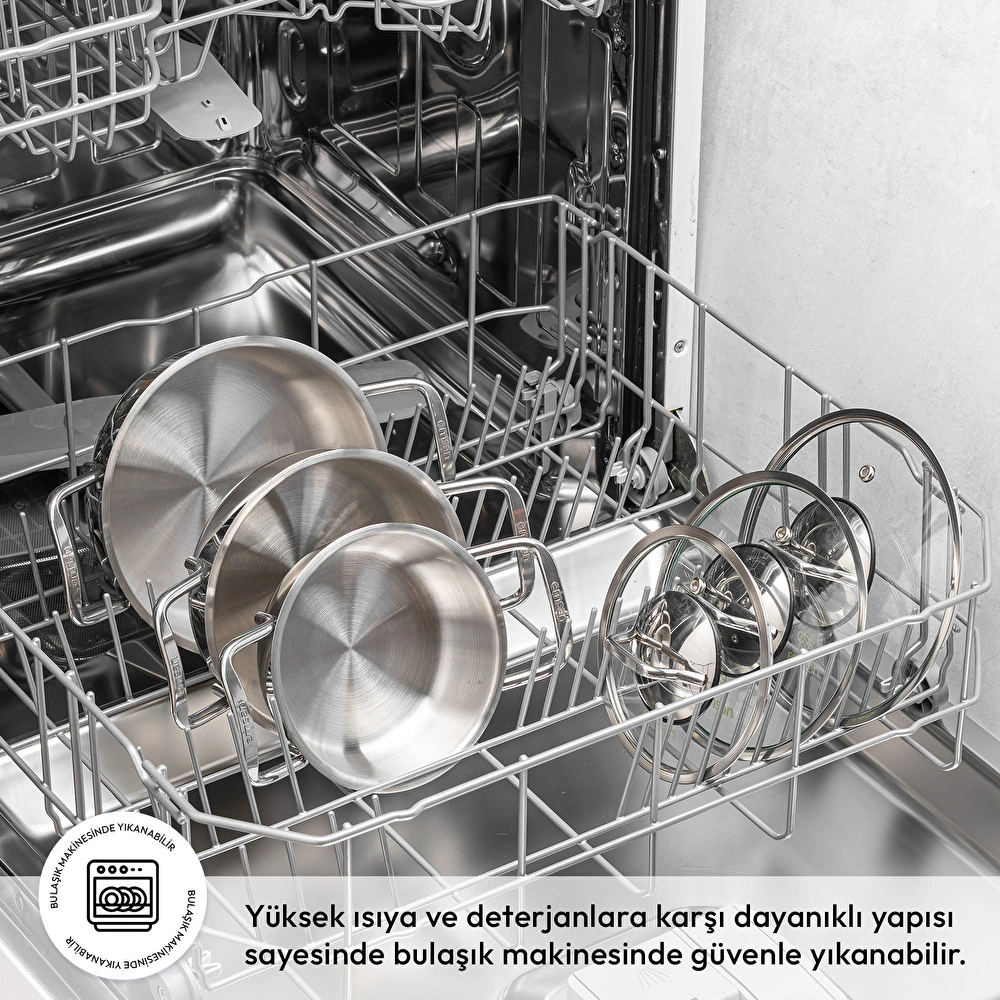 Emsan Demre 6 Parça Çelik Sahan Set görseli 7