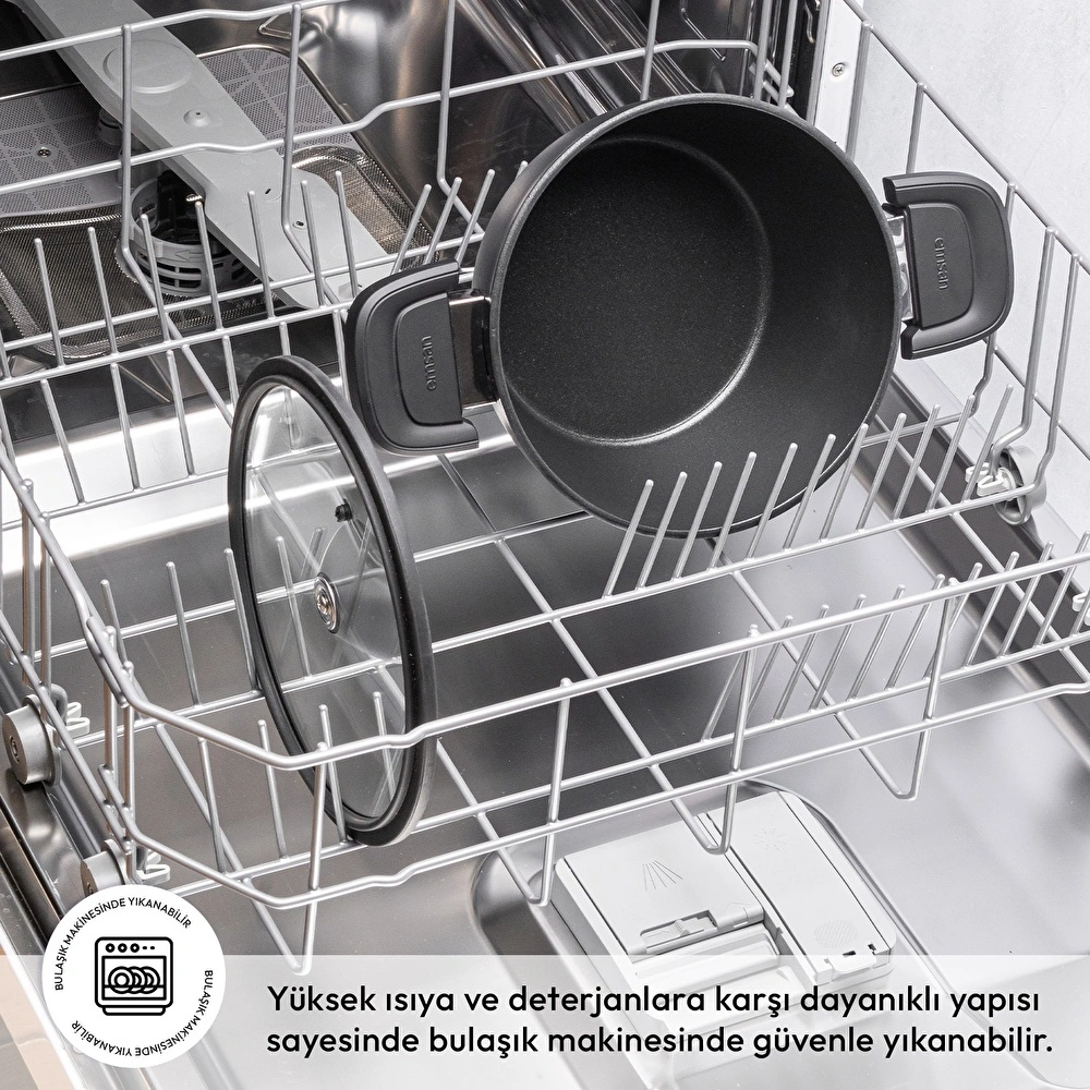 Emsan Diamente Derin Tencere 24 cm görseli 4