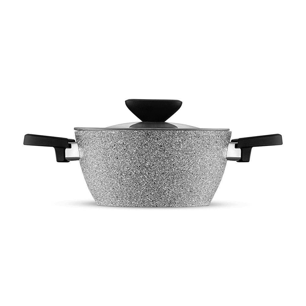Emsan Fortis Granit 7 Parça Tencere Seti Gri görseli 7