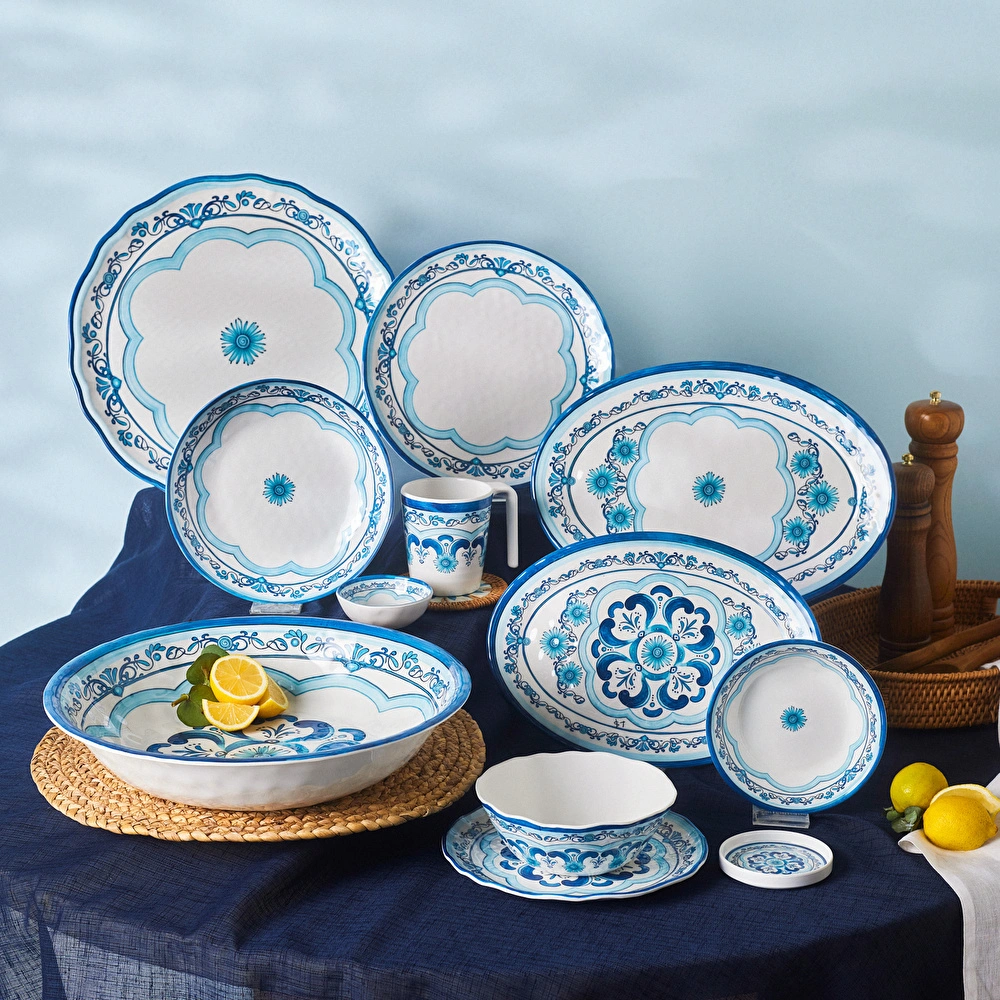 Karaca Blue Harmony Melamin Çerezlik 8 cm görseli 5