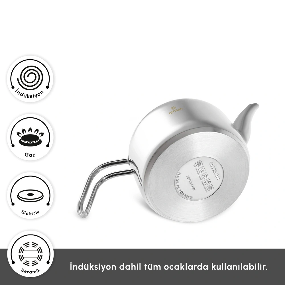 Emsan Urban Midi Çaydanlık Takımı  1,35L & 1,95L görseli 3