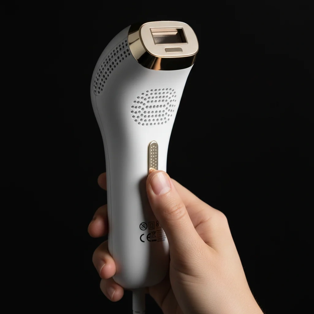 Glame Silk Pulse IPL - Lazer Epilasyon Cihazı | Ağrısız & Acısız Ev Tipi Lazer Tüy Alma Cihazı Beyaz görseli 2