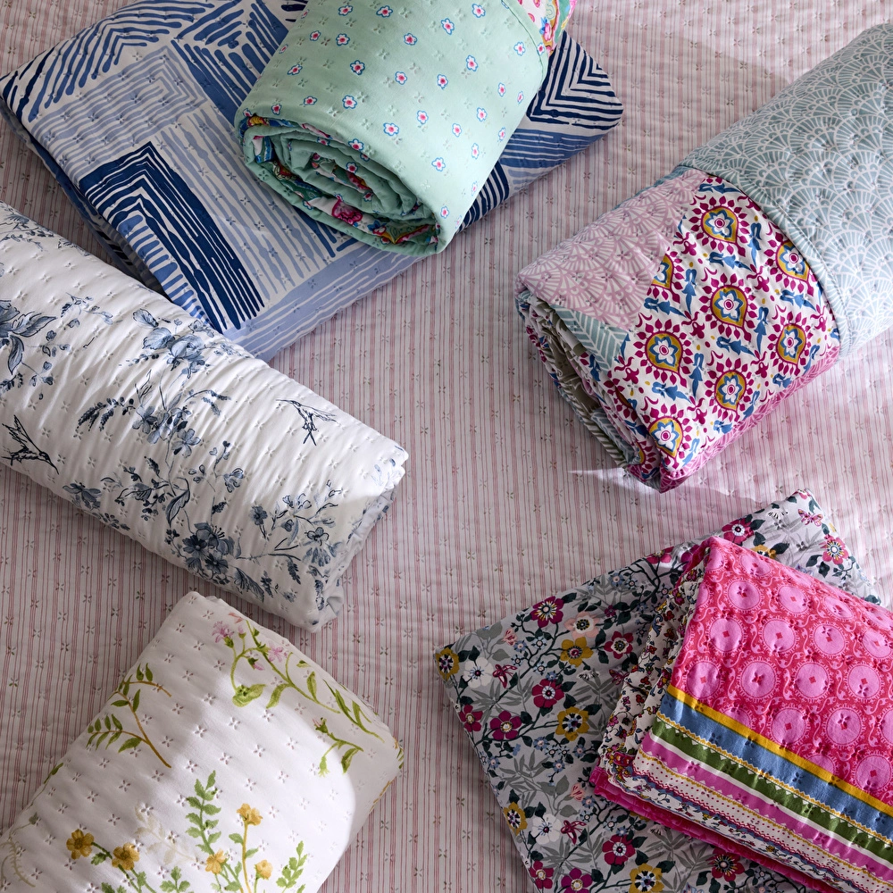 Karaca Home Luna Çok Amaçlı Çift Kişilik Yatak Örtüsü Multicolor görseli 7