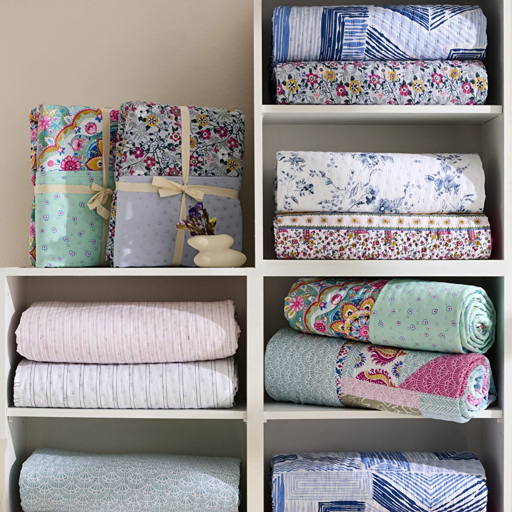 Karaca Home Luna Çok Amaçlı Çift Kişilik Yatak Örtüsü Multicolor görseli 9