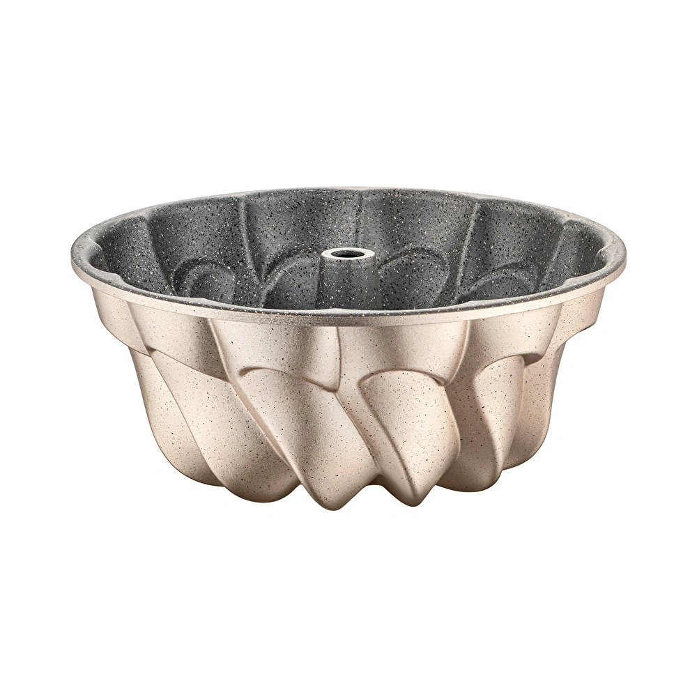 Emsan Golden Flora Döküm Kek Kalıbı 25 cm görseli 6
