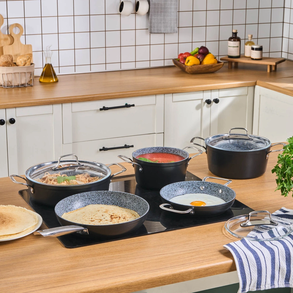 Emsan Biogranit Power Inox 8 Parça Tencere Seti görseli 3