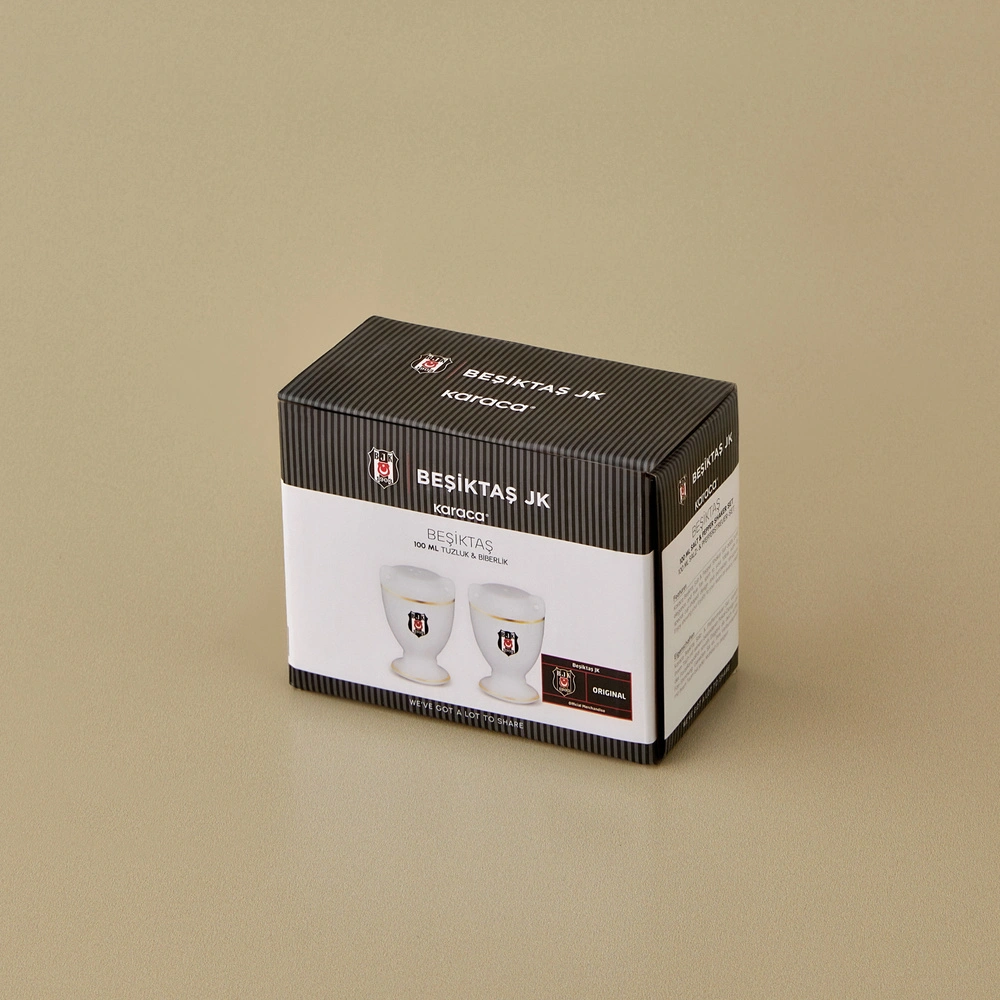 Karaca x Beşiktaş Lisanslı Tuzluk Biberlik 100 ml görseli 4