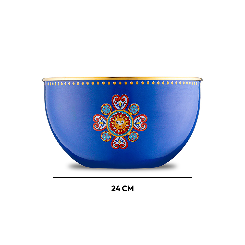 Emsan Solemar Emaye Karıştırma Kabı 24 cm görseli 5
