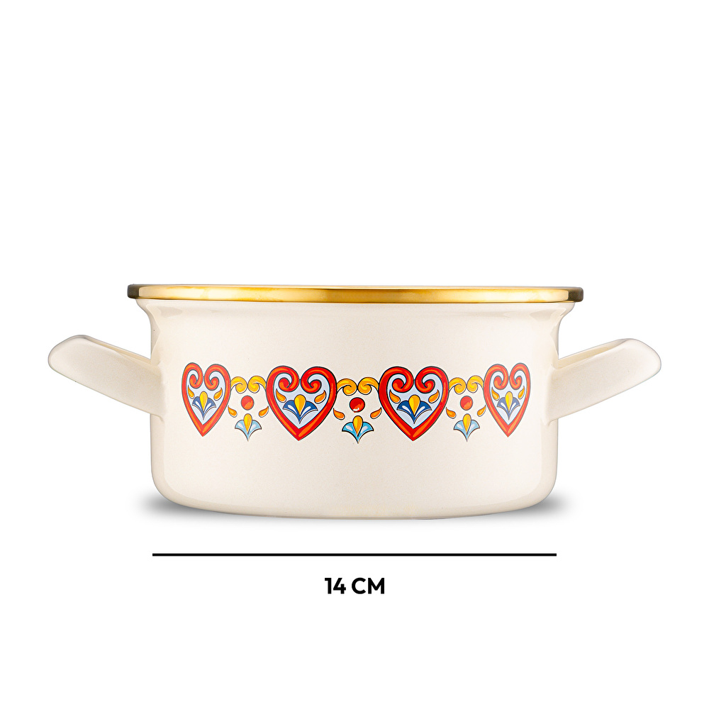 Emsan Solemar Emaye Midi Set 14 cm görseli 3