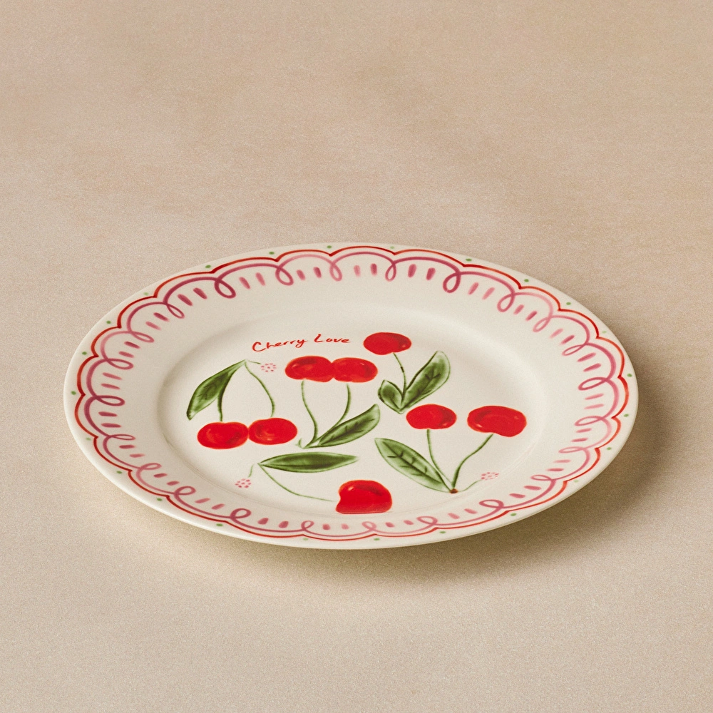 Karaca Cherry Time Pasta Tabağı 20 cm görseli 2