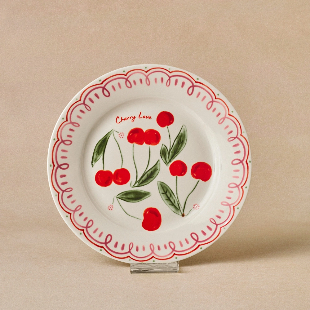 Karaca Cherry Time Pasta Tabağı 20 cm görseli 1