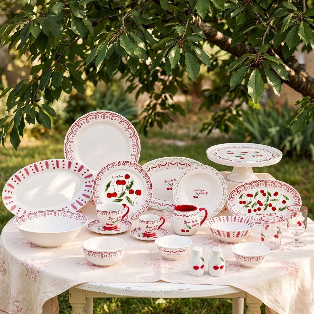 Karaca Cherry Time Kayık Tabak 20 cm görseli 6