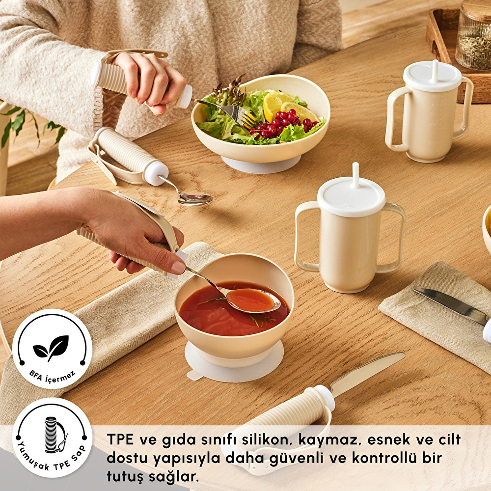 Karaca For All Kolay Kullanımlı Çatal Kaşık Bıçak görseli 10