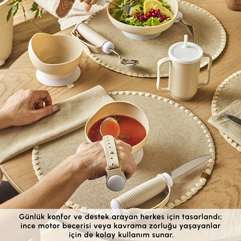 Karaca For All Kolay Kullanımlı Çatal Kaşık Bıçak görseli 3