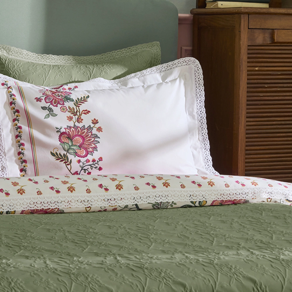 Karaca Home  Everbloom %100 Pamuk Düet Set görseli 5