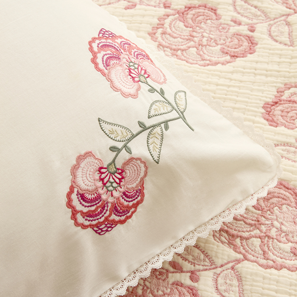Karaca Home Lioren %100 Pamuk Nish Set Çift Kişilik Pike Takımı Multicolour görseli 6