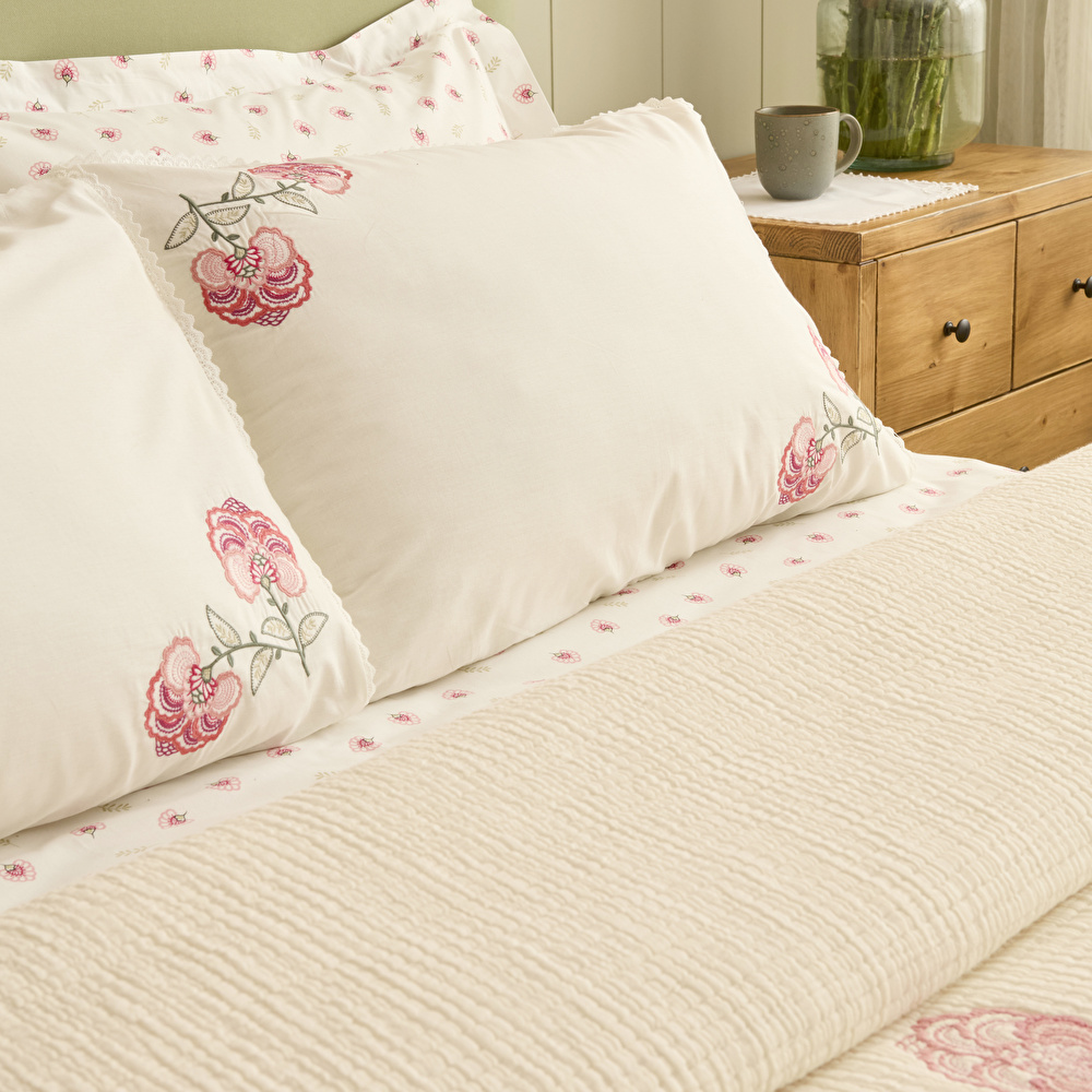 Karaca Home Lioren %100 Pamuk Nish Set Çift Kişilik Pike Takımı Multicolour görseli 5