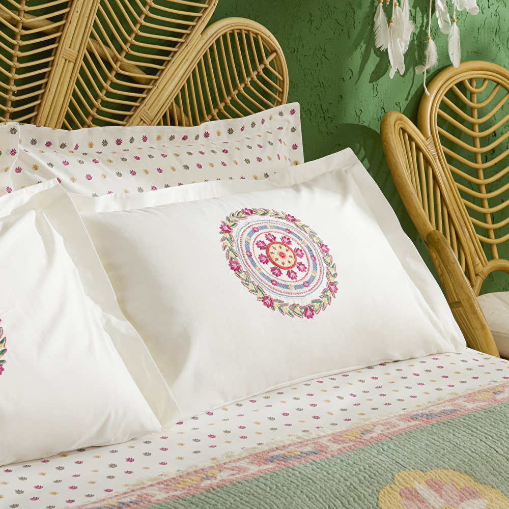 Karaca Home Luneor %100 Pamuk Nish Set Çift Kişilik Pike Takımı Multicolour görseli 6
