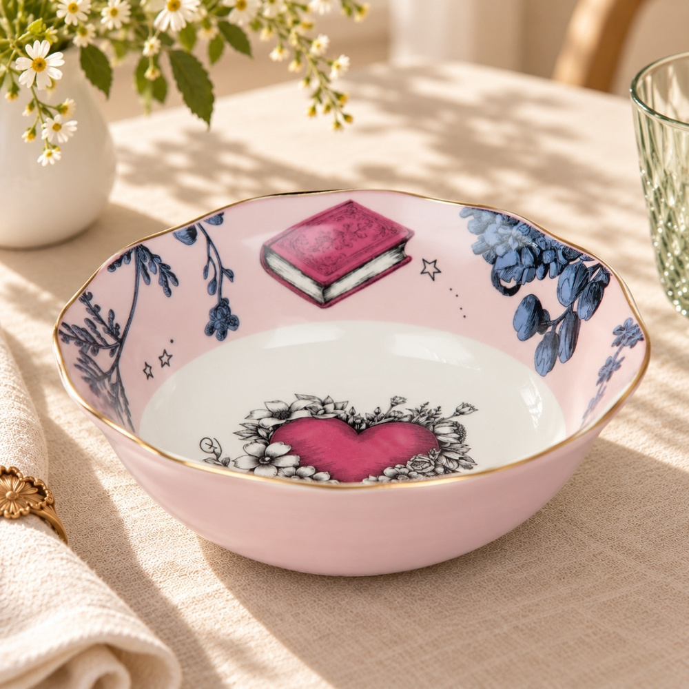 Baci Milano Allegria Pink Meyve Tabağı görseli 1