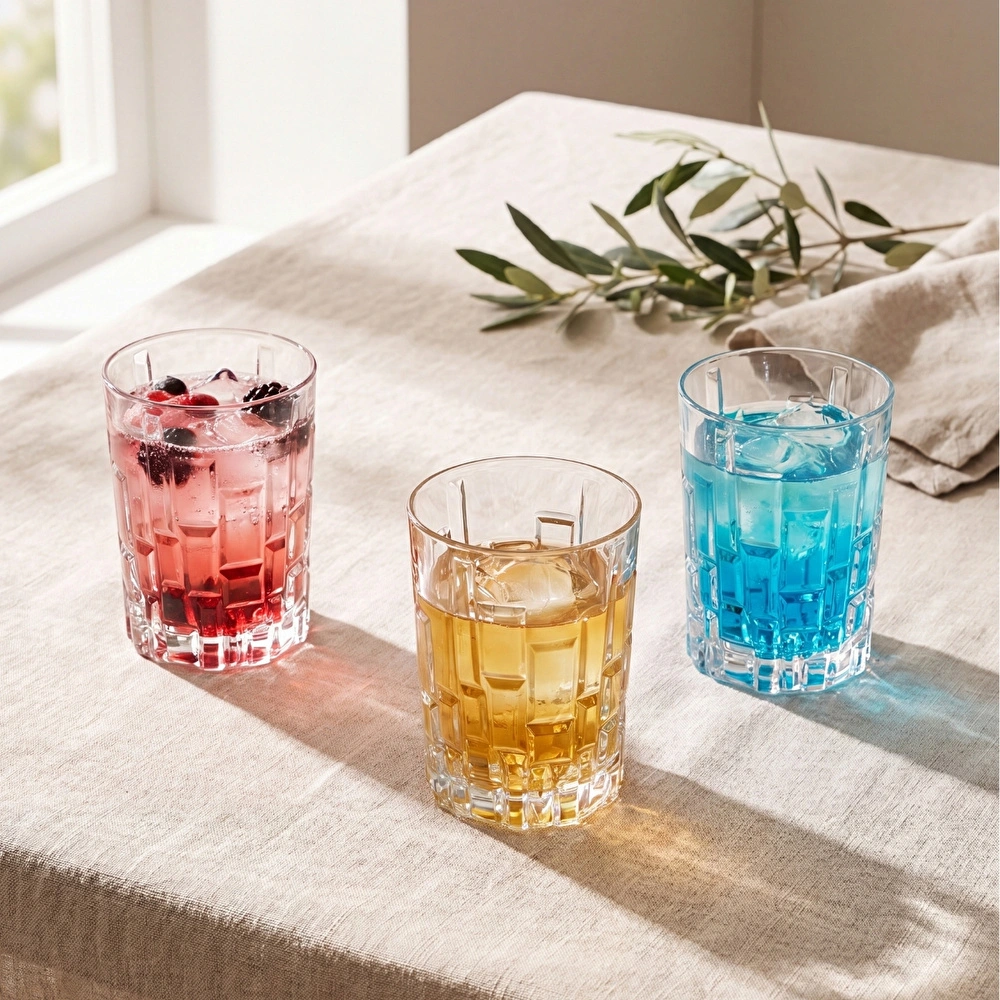 RCR Etna Yüksek Kalite Cam 6'lı Su Bardağı Seti 250 ML görseli 3