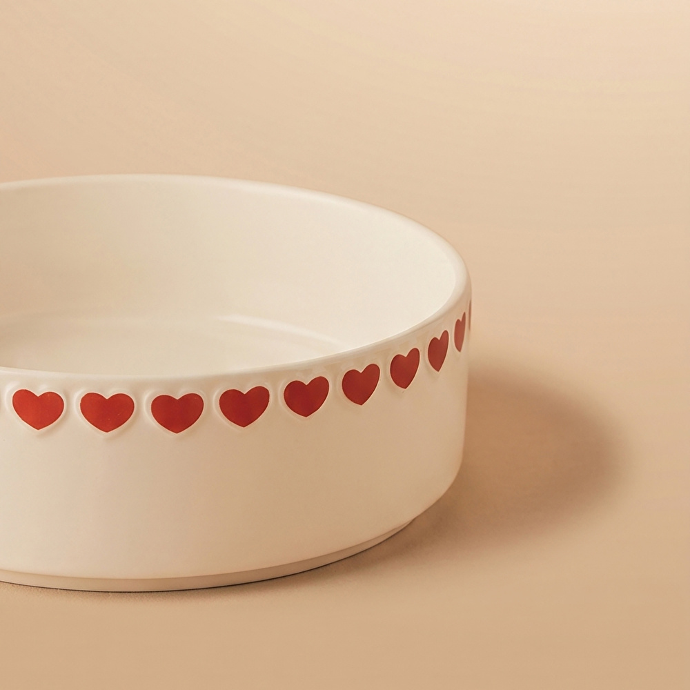 Karaca Sweetheart Salata Kasesi Beyaz 23 cm görseli 2