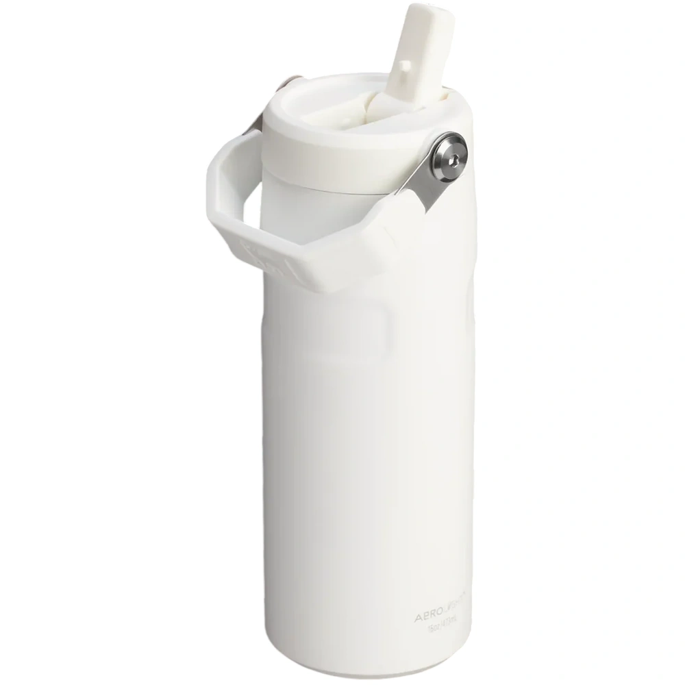 Stanley The IceFlow Flip Straw 2.0 Pipetli Termos Bardak 470 Ml Buz Beyaz görseli 2