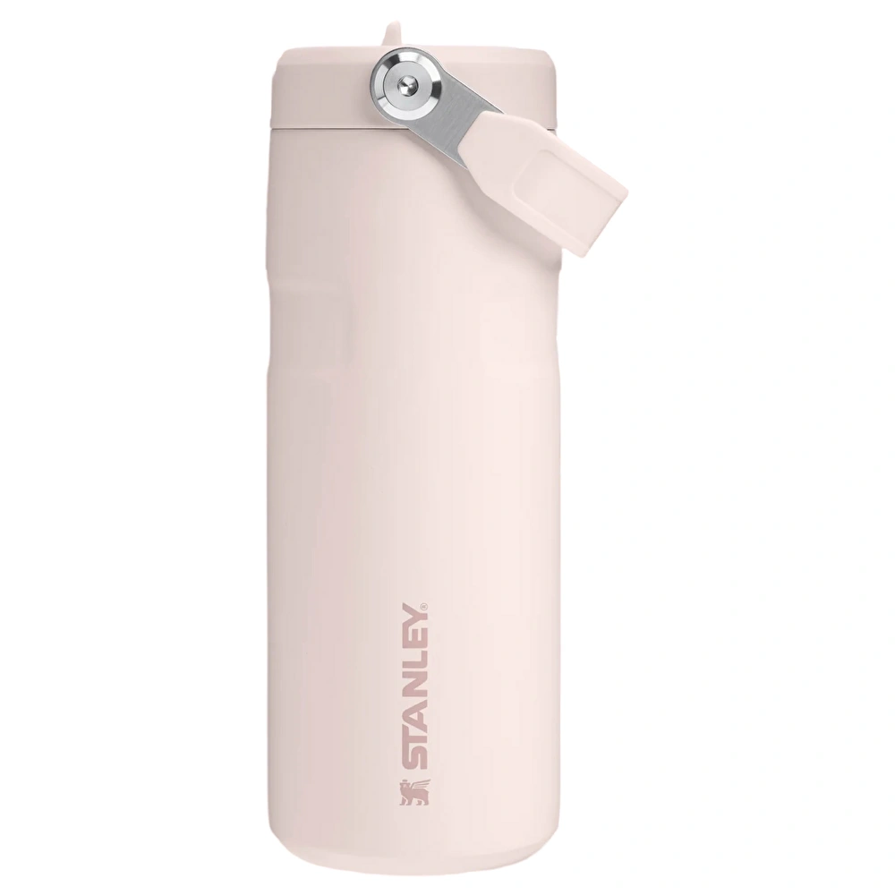 Stanley The IceFlow Bottle Flip Straw 2.0 0.47L Rose Quartz görseli 1