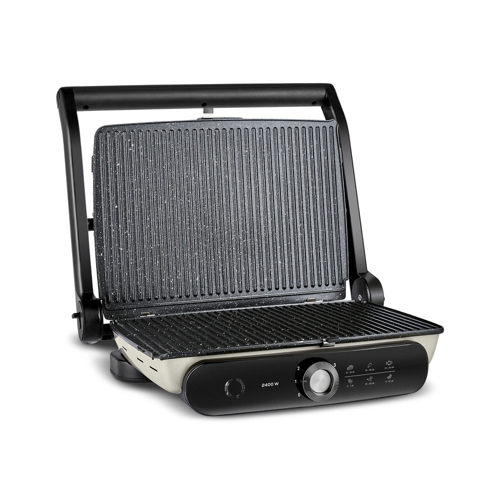 Karaca Gastro Grill Pro 6 Dilim Kapasiteli Tost Makinesi 2400W Creamy görseli 4