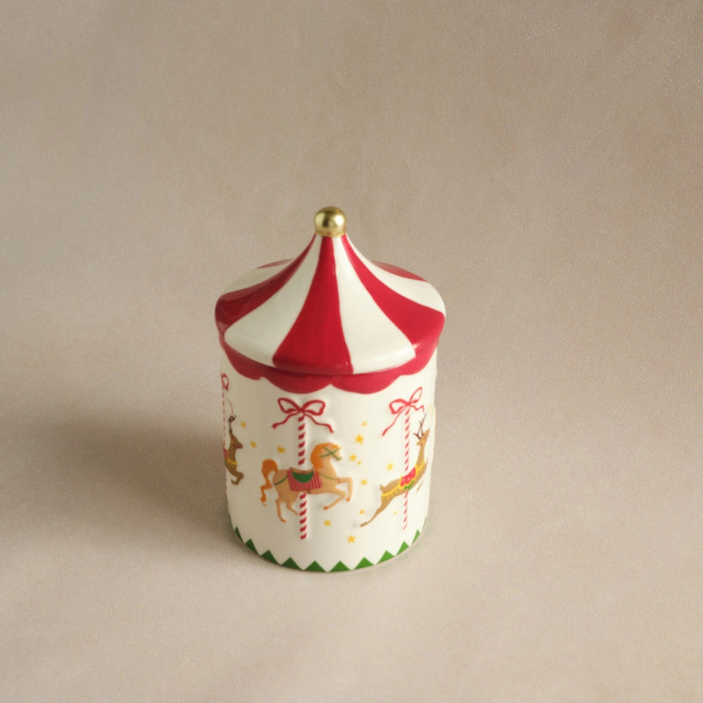 Karaca New Year Yılbaşı Carousel Baharatlık 16,5 cm görseli 2