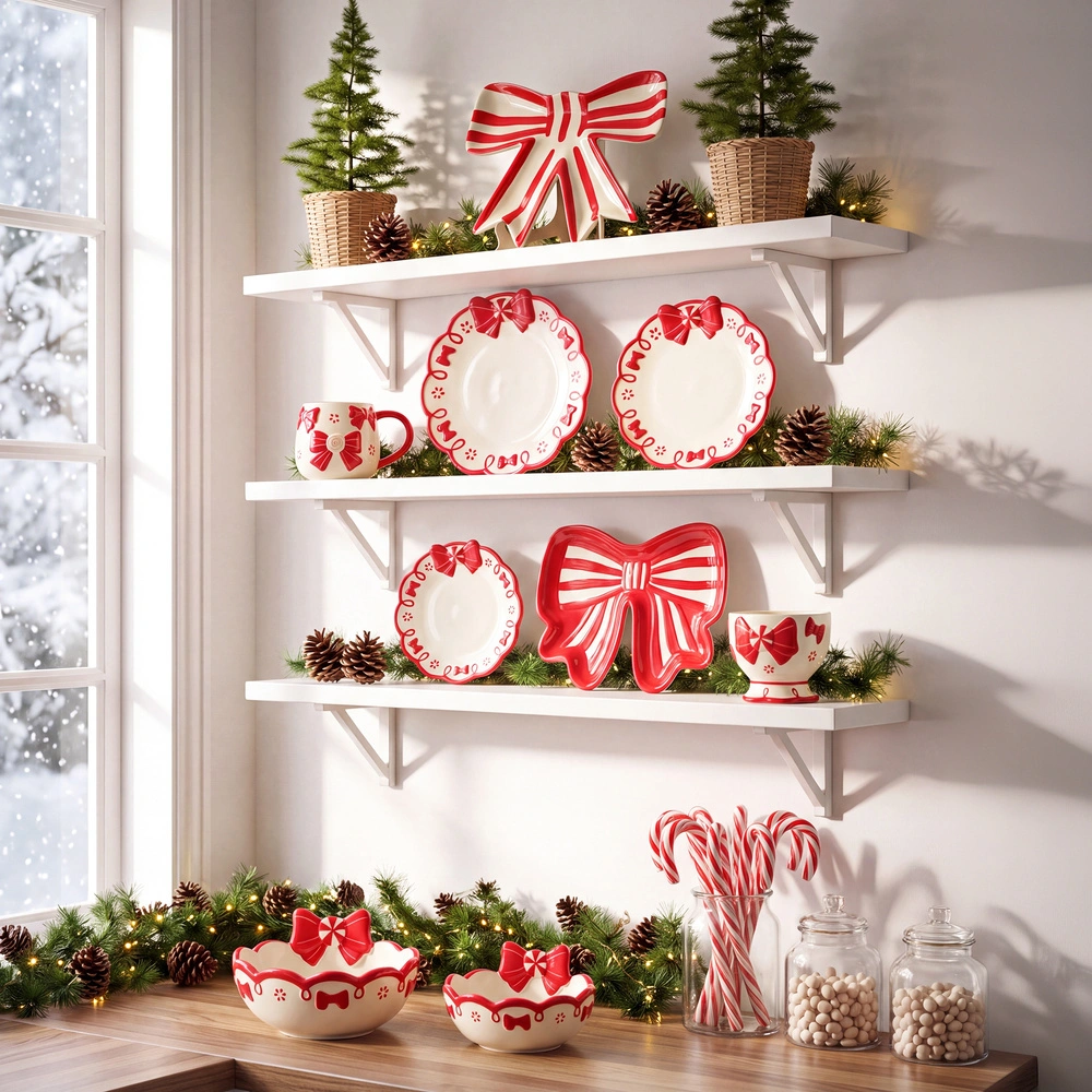 Karaca New Year Ribbon Tatlı Tabağı 14 cm görseli 5