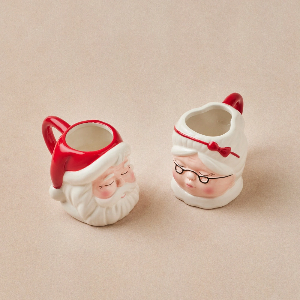 Karaca New Year 27 Santa Couple Double Kahve Fincanı 2 Kişilik 150 ml görseli 2