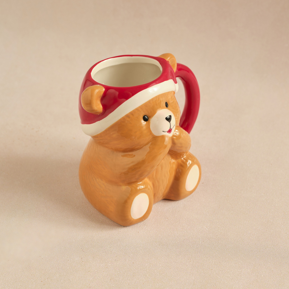 Karaca New Year Yılbaşı New Bear Kupa 450 ml görseli 2