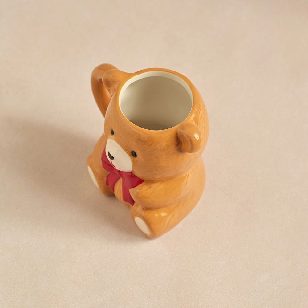 Karaca New Year Yılbaşı Lovely Bear Kupa 450 ml görseli 2