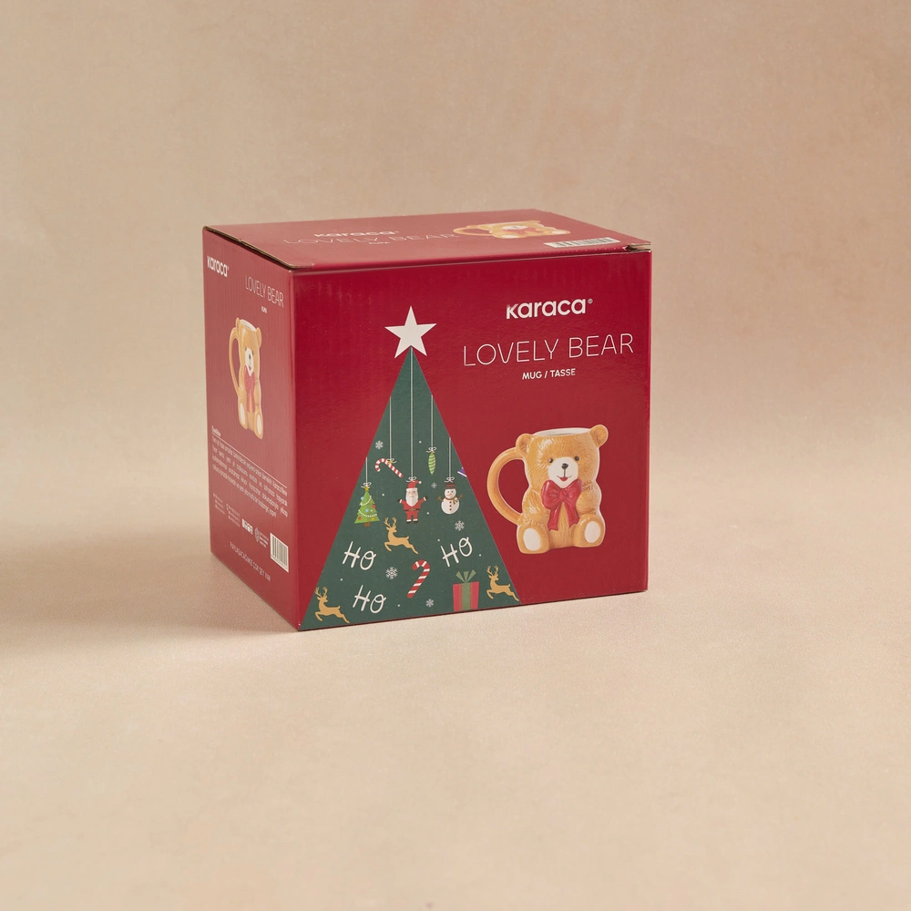 Karaca New Year Yılbaşı Lovely Bear Kupa 450 ml görseli 5
