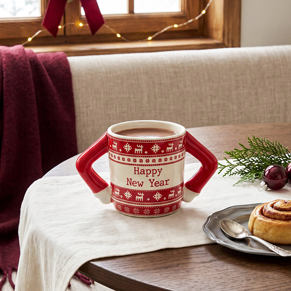 Karaca New Year Yılbaşı Sweater Kupa 420 ml görseli 2