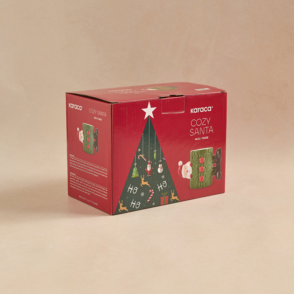 Karaca New Year Yılbaşı Cozy Santa Kupa 410 ml görseli 6