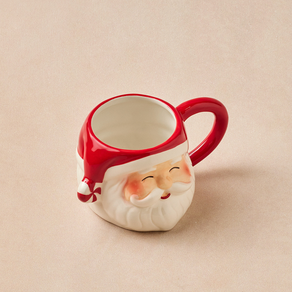 Karaca New Year Yılbaşı Santa Blush Kupa 350 ml görseli 4