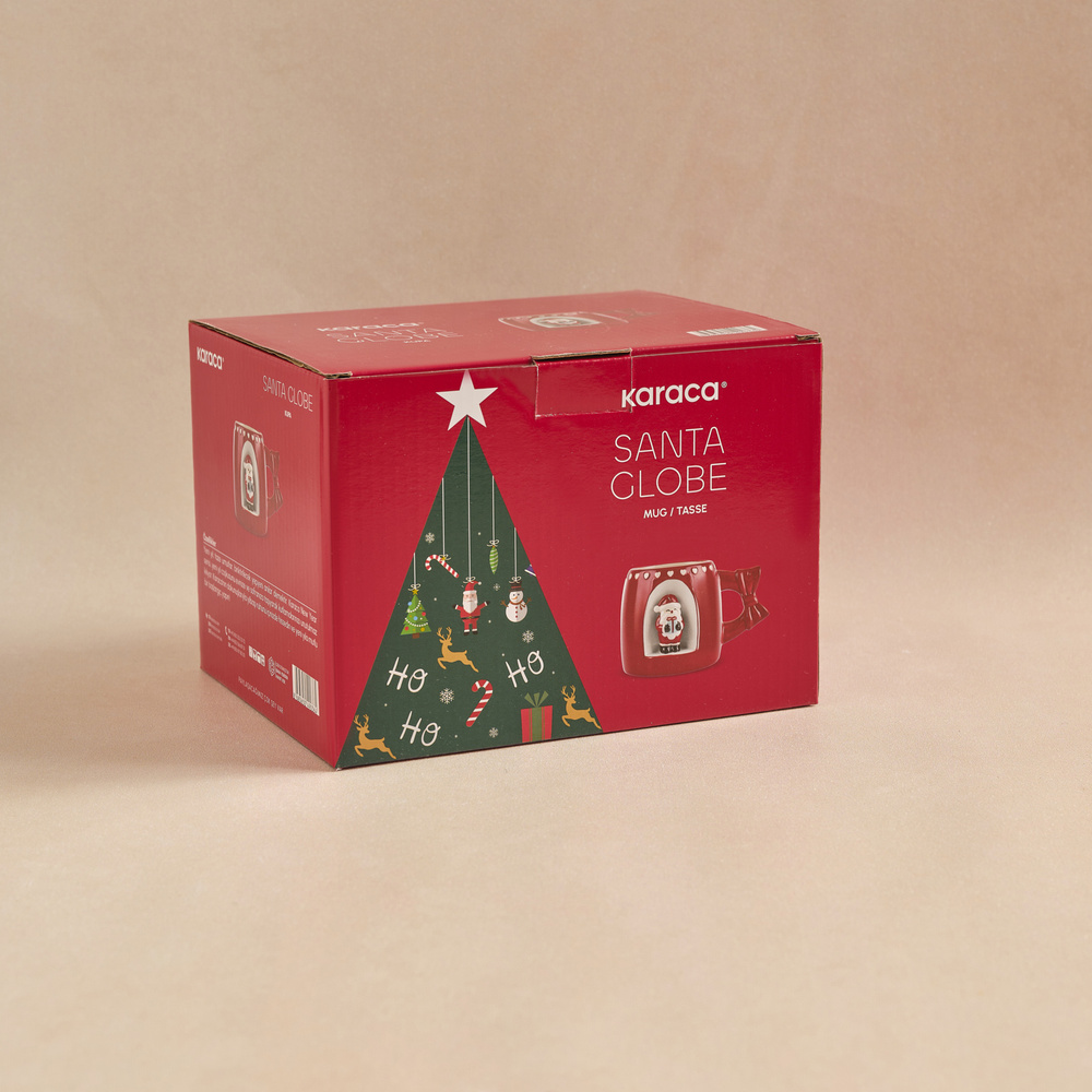 Karaca New Year Yılbaşı Santa Globe Kupa 560 ml görseli 6
