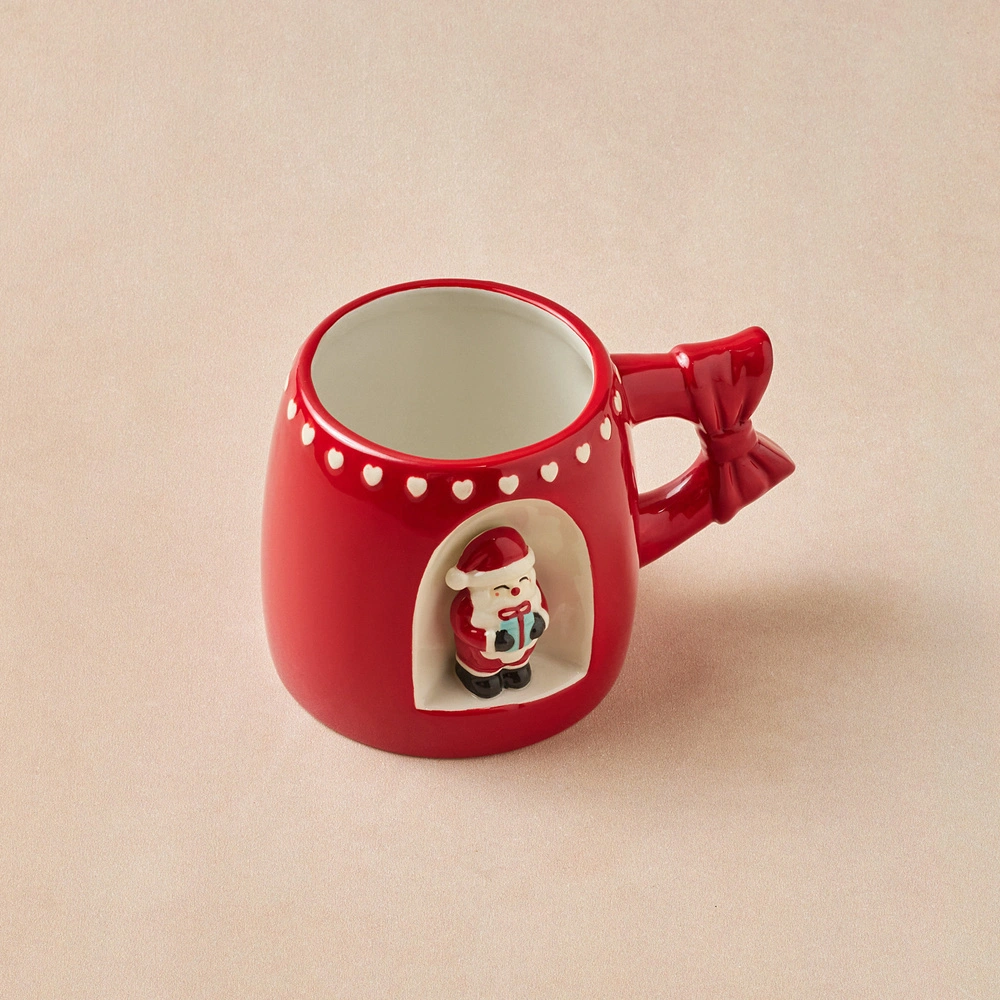 Karaca New Year Yılbaşı Santa Globe Kupa 560 ml görseli 4