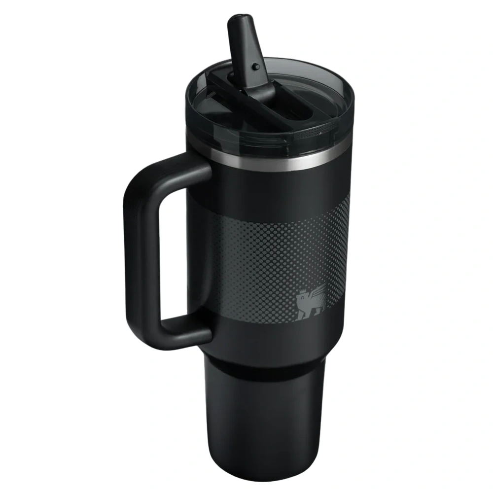 Stanley The Quencher ProTour Flip Straw Tumbler Pipetli Termos 1,18 LT Siyah görseli 2