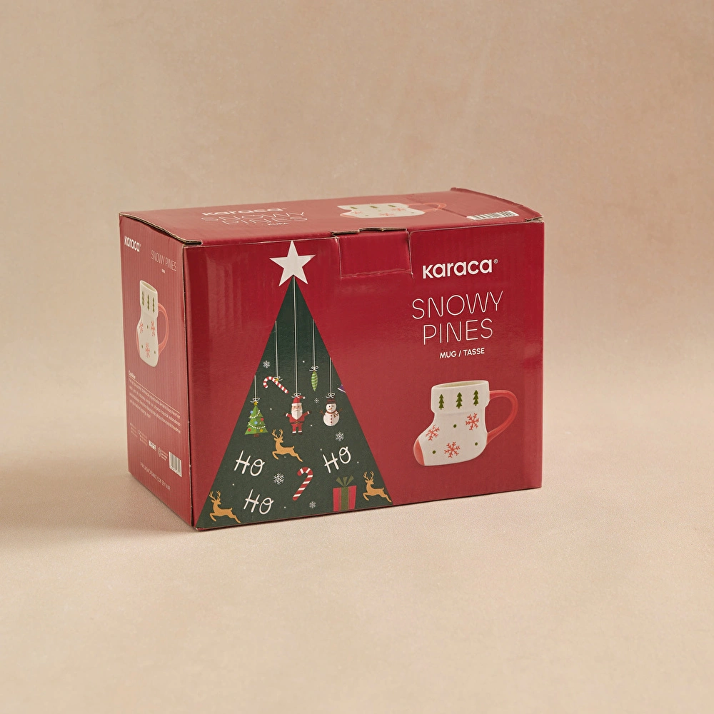 Karaca New Year Yılbaşı Snowy Pines Kupa 420 ml görseli 5