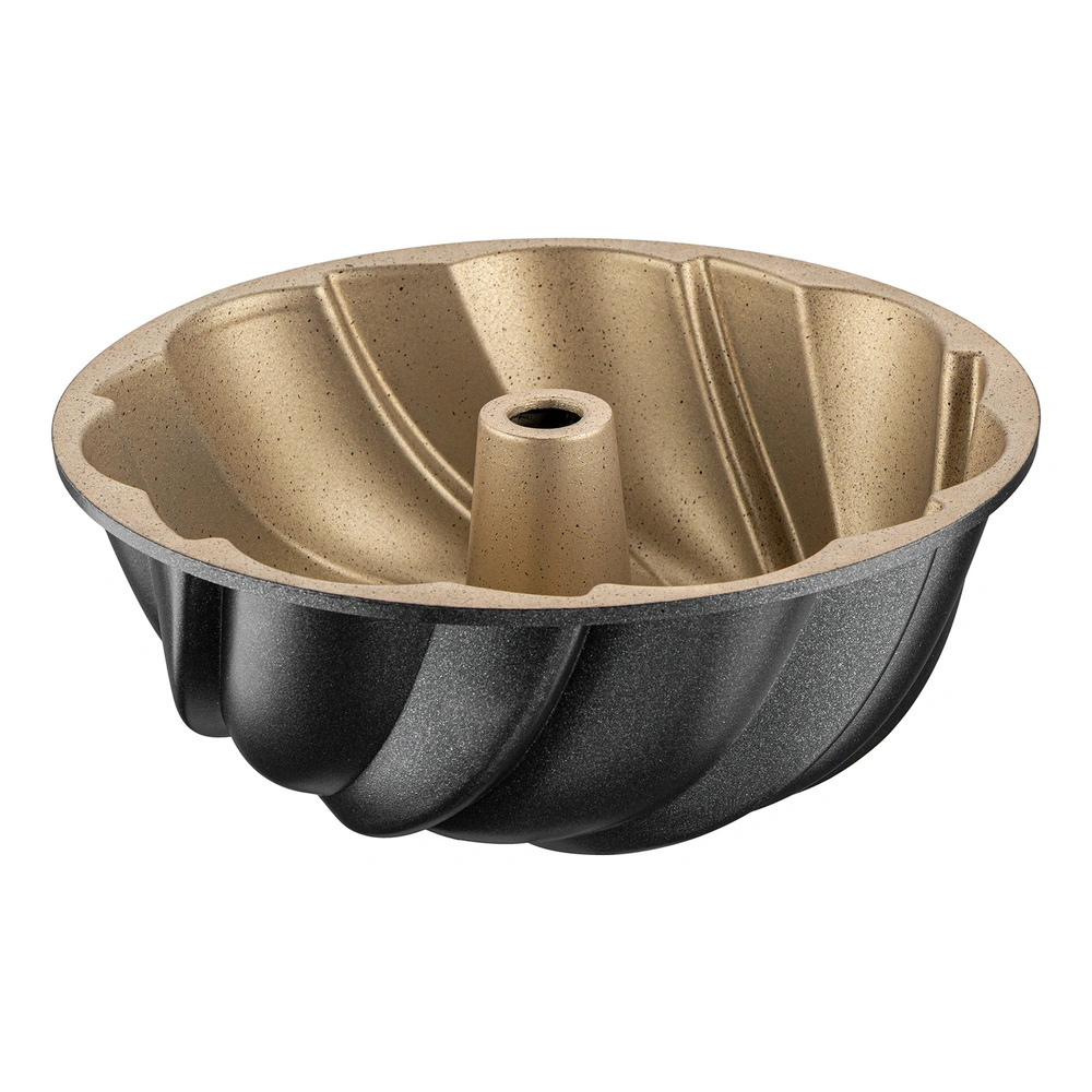 Emsan Black Shiny Cake Döküm Kek Kalıbı 22 cm görseli 3