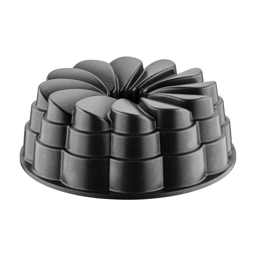 Emsan Black Shiny Rose Döküm Kek Kalıbı 22 cm görseli 4