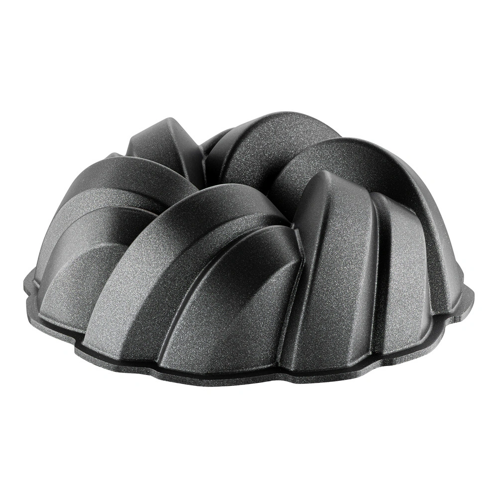 Emsan Black Shiny Slice Döküm Kek Kalıbı 22 cm görseli 4