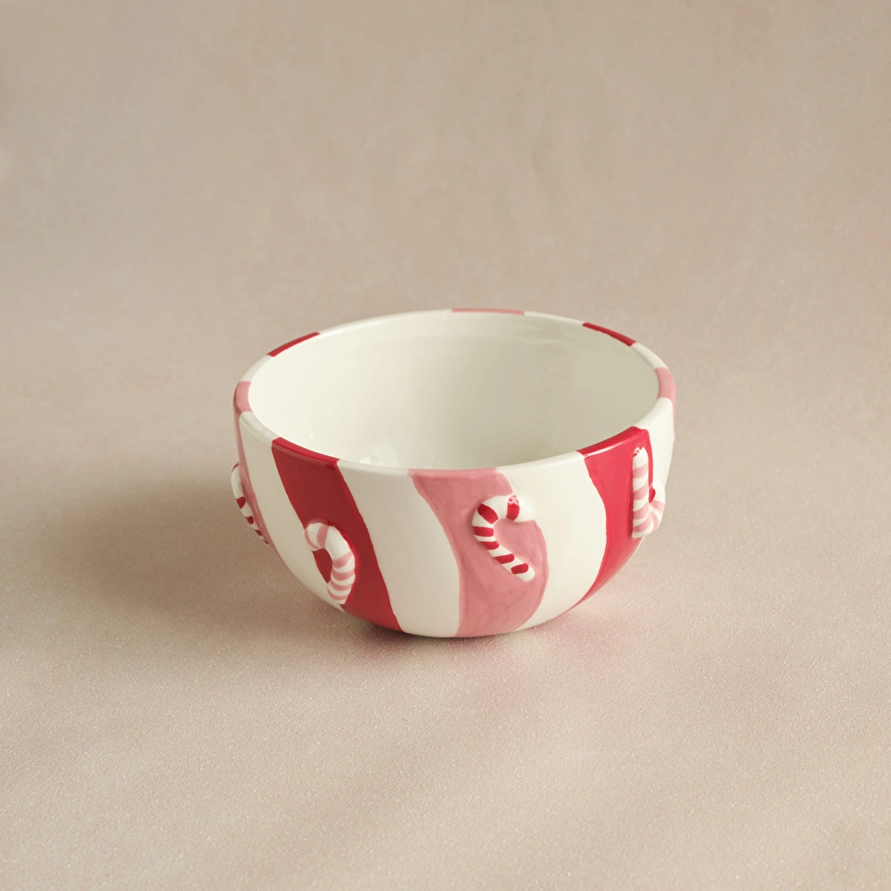 Karaca New Year Candy Twist Pink Kase 13 cm görseli 1