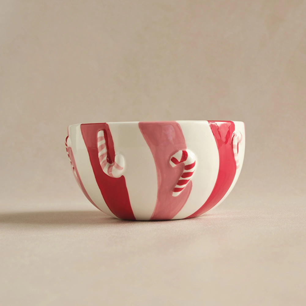 Karaca New Year Candy Twist Pink Kase 13 cm görseli 3